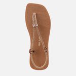 Rasteiras-flats Feminino Milano Bronze 13932