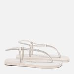 Rasteiras-flats Feminino Milano Off White 13932