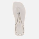 Rasteiras-flats Feminino Milano Off White 13932