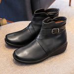 BOTA ANATÔMICA DOCTOR PÉ EM COURO LEGÍTIMO - 19368 PRETO