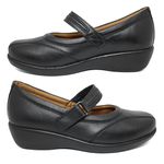 SAPATO ANATÔMICO DOCTOR PÉ EM COURO LEGÍTIMO - 19408 PRETO