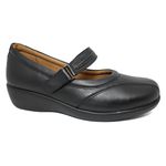 SAPATO ANATÔMICO DOCTOR PÉ EM COURO LEGÍTIMO - 19408 PRETO