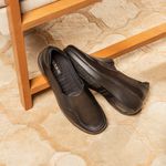 SAPATO ANATÔMICO DOCTOR PÉ EM COURO LEGÍTIMO - 19471 PRETO