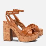 Anabela Feminino Milano Caramelo 13809