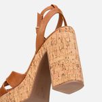 Anabela Feminino Milano Caramelo 13809