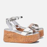 Anabela Feminino Milano Prata 13807