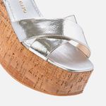 Anabela Feminino Milano Prata 13807