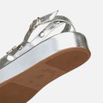 Papete Feminino Milano Prata 13976