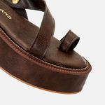 Plataforma Feminino Milano Marrom 14186