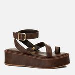 Plataforma Feminino Milano Marrom 14186