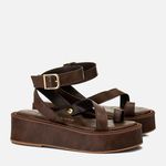 Plataforma Feminino Milano Marrom 14186