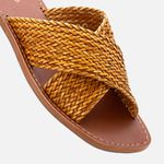 Rasteiras-flats Feminino Milano Amarelo 13173