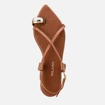 Rasteiras-flats Feminino Milano Caramelo 13704