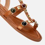 Rasteiras-flats Feminino Milano Caramelo 14132
