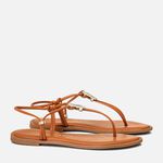 Rasteiras-flats Feminino Milano Caramelo 14218