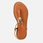 Rasteiras-flats Feminino Milano Caramelo 14218