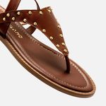 Rasteiras-flats Feminino Milano Marrom 14221