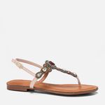 Rasteiras-flats Feminino Milano Natural 13912