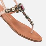 Rasteiras-flats Feminino Milano Natural 13912