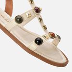 Rasteiras-flats Feminino Milano Off White 14132