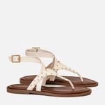 Rasteiras-flats Feminino Milano Off White 14221