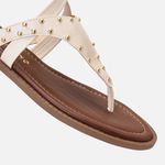 Rasteiras-flats Feminino Milano Off White 14221