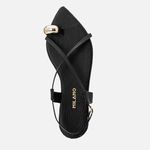 Rasteiras-flats Feminino Milano Preto 13704
