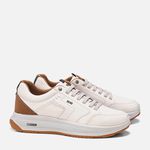 Tênis Casual Masculino Milano Off White/caramelo 14028