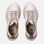 Tênis Casual Masculino Milano Off White/caramelo 14028