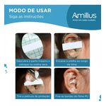 Protetores De Ouvidos Adulto Tampão Impermeável- 80 Unidades .