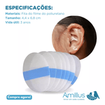 Protetores De Ouvidos Adulto Tampão Impermeável- 80 Unidades .