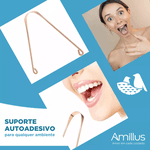 Raspador De Língua De Cobre-higiene Bucal Natural E Eficaz 2 Unidades .