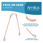 Raspador De Língua De Cobre-higiene Bucal Natural E Eficaz 2 Unidades .