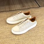 Sapatênis Masculino Extremamente Confortável em Couro Legítimo - LC27001 - Gelo / Fendi GELO/FENDI