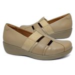 SAPATO DOCTOR PÉ EM COURO LEGÍTIMO ANATÔMICO - 193016 LIGHT TAN/LIGHT TAN