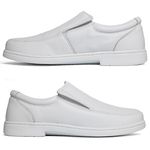SAPATO DOCTOR PÉ CONFORTÁVEL EM COURO LEGÍTIMO - 1919 BRANCO/BRANCO
