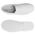 SAPATO DOCTOR PÉ CONFORTÁVEL EM COURO LEGÍTIMO - 1919 BRANCO/BRANCO