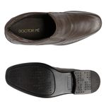 Sapato Masculino Confortável em Couro Legítimo - 960003 - Café CAFE