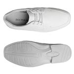 Sapato Masculino Indicado para Área da Saúde em Couro Legítimo - 77000 - Branco BRANCO