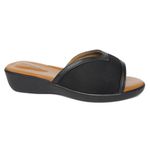 TAMANCO ANATÔMICO PARA JOANETE EM COURO DOCTOR PÉ - 19107 PRETO/PRETO