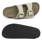 TAMANCO BIRKEN DOCTOR PÉ EM COURO LEGÍTIMO Z500 OFF WHITE OFF WHITE