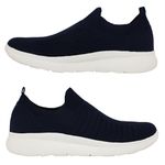 TÊNIS DOCTOR PÉ SUPER CONFORTÁVEL EM KNIT - MC3414 MARINHO