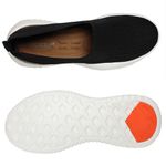 Tênis Feminino Super Confortável em Knit - MC6915 - Preto / Conhaque PRETO/CONHAQUE
