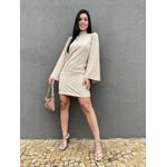 Vestido Manga Longa Sierra BEGE