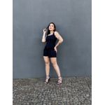 Conjunto Peplum Shorts e Blusa PRETO