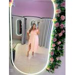 VESTIDO PLUS SIZE VIOLETA MIDI ROSE