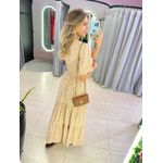 VESTIDO VALENTINA MANGA CURTA NUDE