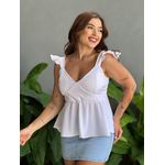 Bata Lana em Crepe BRANCO