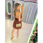 VESTIDO PÉROLA MARROM