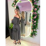 VESTIDO VIOLETA MANGA LONGA PRETO